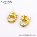 93765 Xuping bijoux boucles d&#39;oreilles plaqué or tête de mort pour les femmes 24K